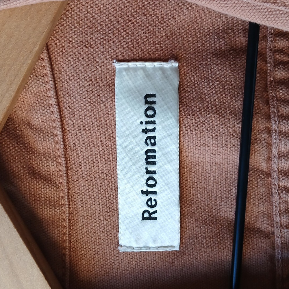 Reformation Ford Jacket Nutmeg Women's Small - Picture 4 of 7